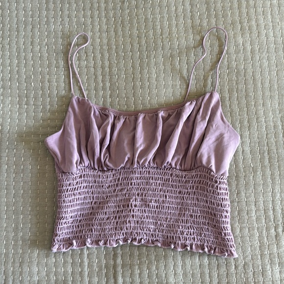 Urban Outfitters Tops - Urban outfitters lilac milkmaid crop top cami